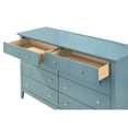 thumbnail image 4 of Glory Furniture Hammond 8 Drawer Dresser in Teal, 4 of 5