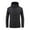 Black, variant on Sentmoon Sun Shirt Men Long Sleeve Hooded Neck Mens Athletic Tops Zipper Detail Solid Color Relaxed Hiking Shirt Comfy 2025 Summer for Music Festival L