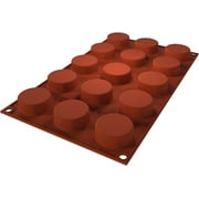 Silikomart SF378 MAURESQUE Silicone Baking & Freezing Mold, 0.6 oz., 15 Cavities