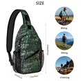 thumbnail image 3 of Science Lover Scientific Knowledge Laboratory Educational Wall Travel Sling Backpack Lightweight Durable, 3 of 6
