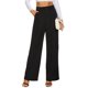 thumbnail image 1 of Sunloudy - Pantalones rectos casuales para mujer con bolsillos, pantalones largos de negocios de cintura alta de color sólido a la moda Sunloudy  moda, 1 of 8