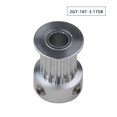 thumbnail image 3 of Monstrate Nueva rueda síncrona de aleación de aluminio, correa de 6mm de ancho, accesorio de polea 16T para impresora 3D, 2GT-16T-6.35B Kits de mantenimiento de impresoras 3.175B, 3 of 6