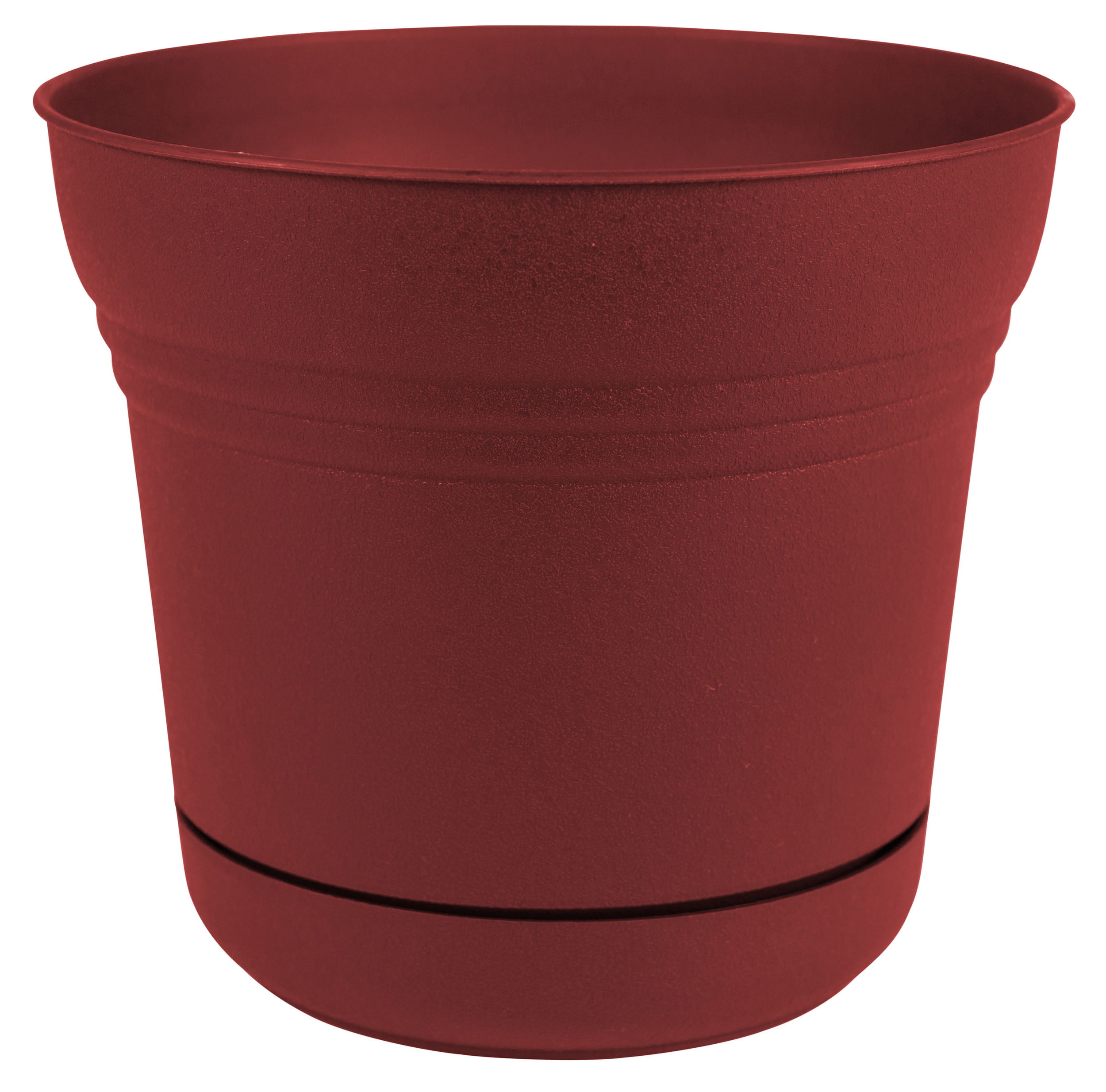 Topaz Flower Pot 5-inch Red Lot Of 3 Pack 