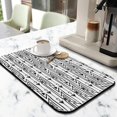 thumbnail image 2 of 2 Pack Washable Rubber Bohemian Vintage Floral Dish Drying Mats for Kitchen Counter Home Large Coffee Bar Pad Accessories and Decor for Utensils Stemware (2pcs 19.5''x12''), 2 of 3