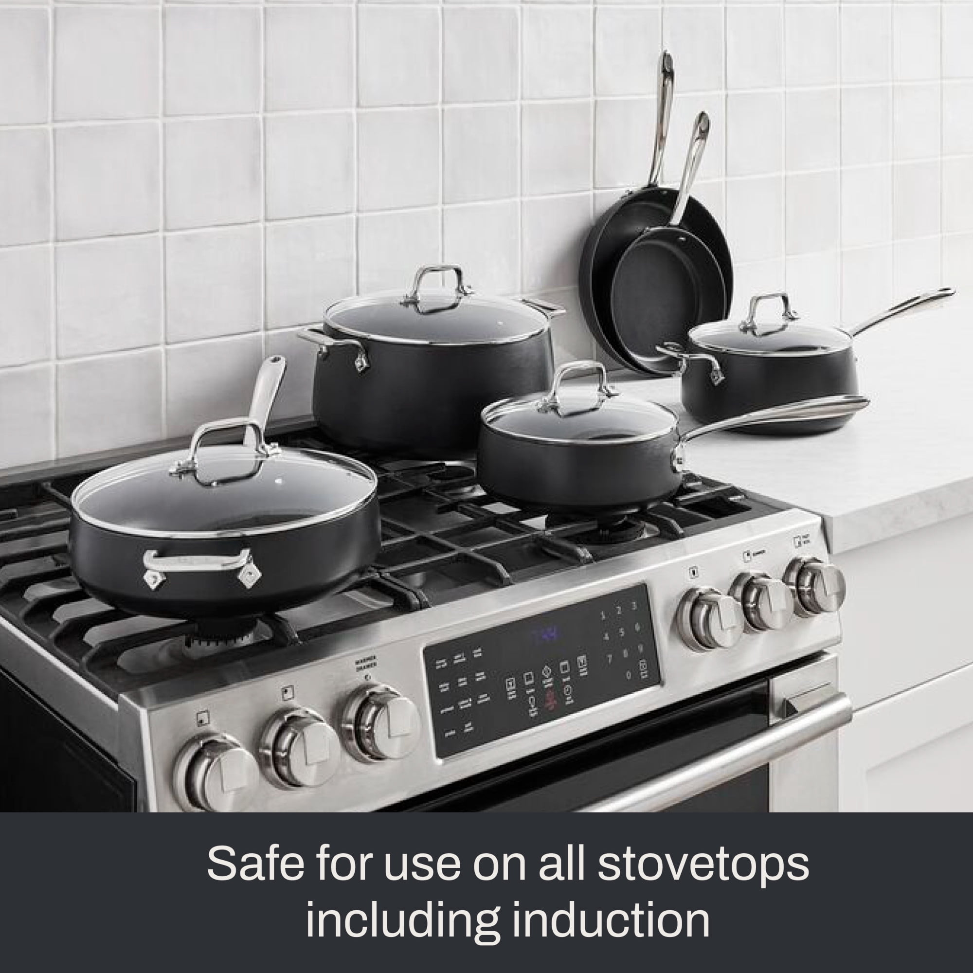 All-Clad HA1 Expert Nonstick Cookware Set, 10 Piece