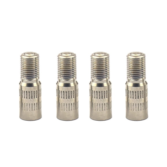 4Pcs Tire Valve Cap Extenders Front Rear Screw-On Tire Valve Extensions for Auto Car Vehicle Spare