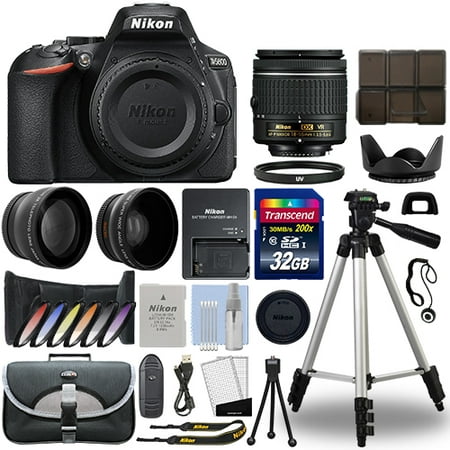 Nikon D5600 Digital SLR Camera + 18-55mm VR 3 Lens Kit + 32GB Best Value (Best Nikon Digital Camera 2019)