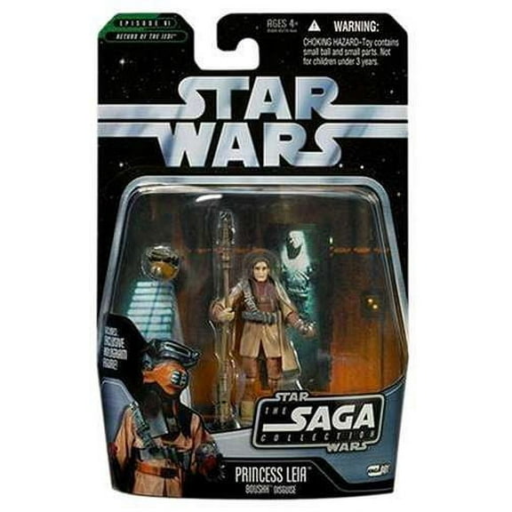 Star Wars Saga Legends 2007 30th Anniversary Princess Leia Boushh Action Figure