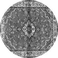 thumbnail image 1 of Ahgly Company Indoor Round Persian Gray Traditional Area Rugs, 3' Round, 1 of 1