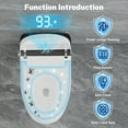 thumbnail image 2 of Smart Toilet with Auto Flush, Slow-Close Seat, Night Light, Remote Control, Water-Saving Dual Flush, Emergency Flush, UL Certified, 2 of 6