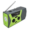 thumbnail image 1 of AM/ & NOAA Emergency Hand Crank with Flashlight for SOS Emergency Portable Solar s Self Powered AM/ with 2000mAh Power Bank Cell Phone Charger USB Rechargeable Great, 1 of 9