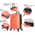 thumbnail image 2 of Hipack 25HP2107-ORANGE Hipack Rover   Generation Hardside 3-Piece Luggage Set - Orange, 2 of 5