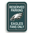 thumbnail image 1 of Philadelphia Eagles Plastic Parking Sign - Reserved Parking, 1 of 1