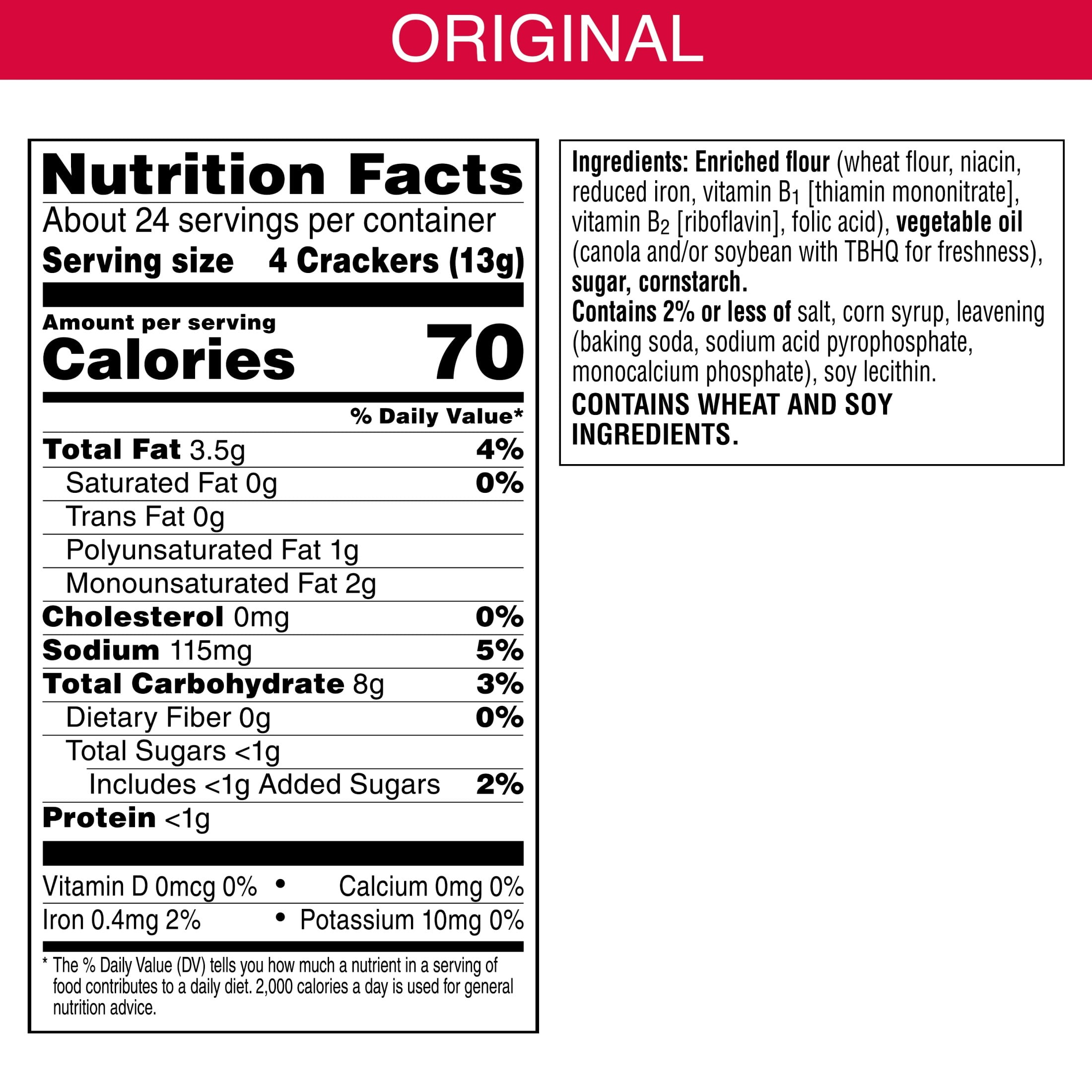 Town House Dippers Original Star-Spangled Crackers, Party Snacks, 11 oz