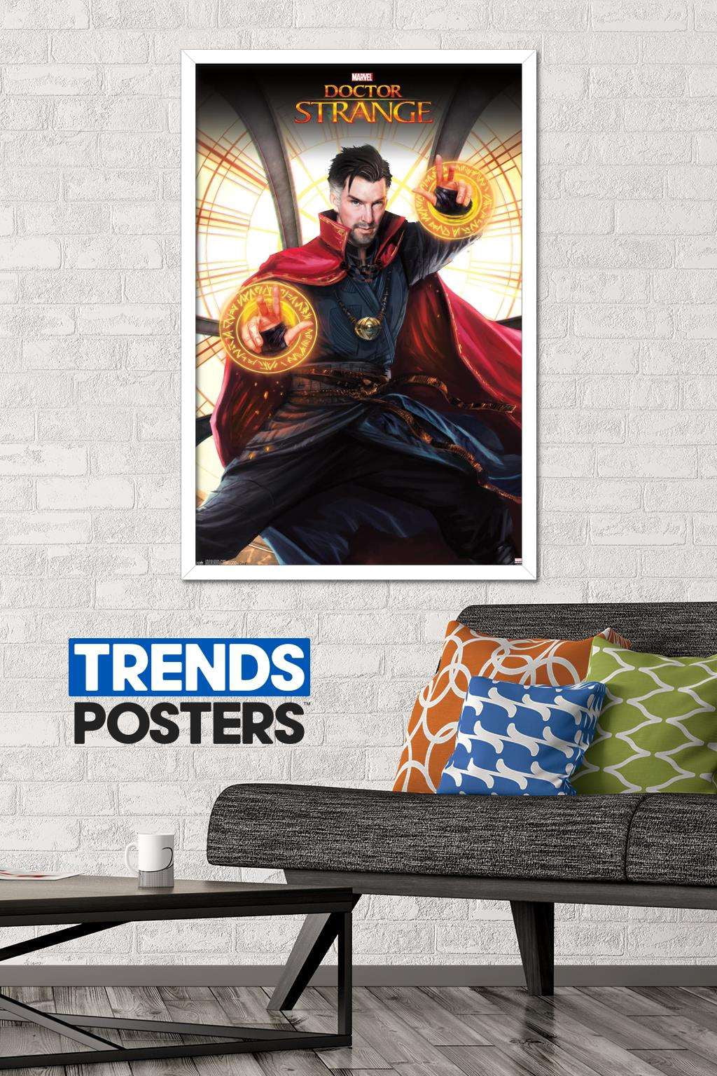 Marvel Cinematic Universe - Doctor Strange - Skylight Wall Poster, 22.375" x 34", Framed