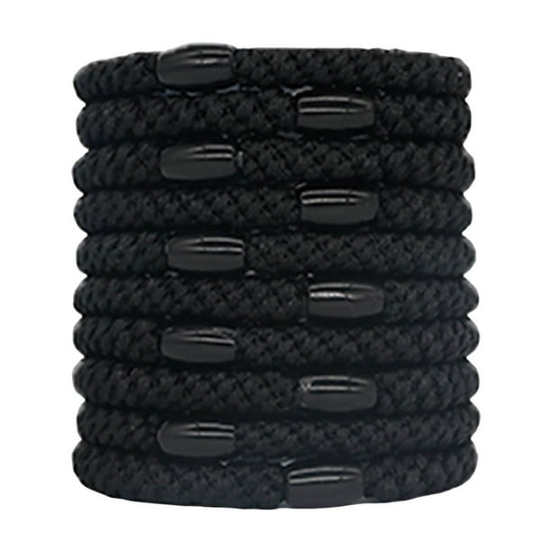 10PCS Braided Hair Ties Soft Elastic Non-Damage para Mujeres Niñas Pelo Rizado