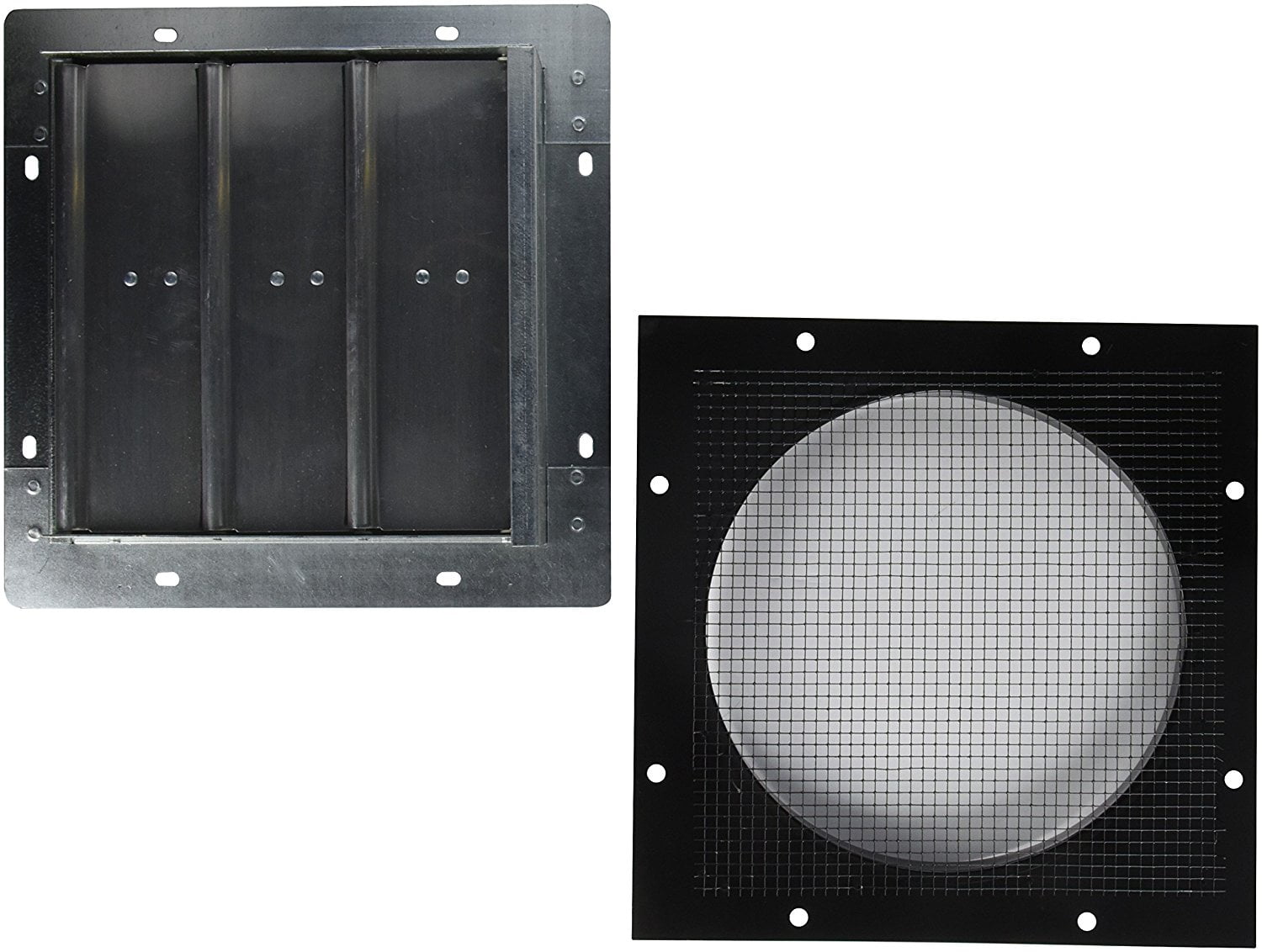 Broan 441 Aluminum Wall Cap w/ Gravity Damper for 10" Round Duct