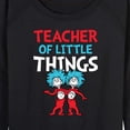 thumbnail image 3 of Dr. Seuss - Teacher Of Little Things - Women's Lightweight French Terry Long Sleeve Shirt, 3 of 6