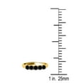 thumbnail image 3 of AoneJewelry Black Diamond Five Stone 1.00 Carat Prong Set Wedding Band In 14K Yellow Gold, 3 of 5