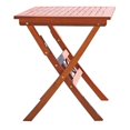 thumbnail image 3 of Pemberly Row Traditional Wood Outdoor Folding Bistro Table in Natural, 3 of 5