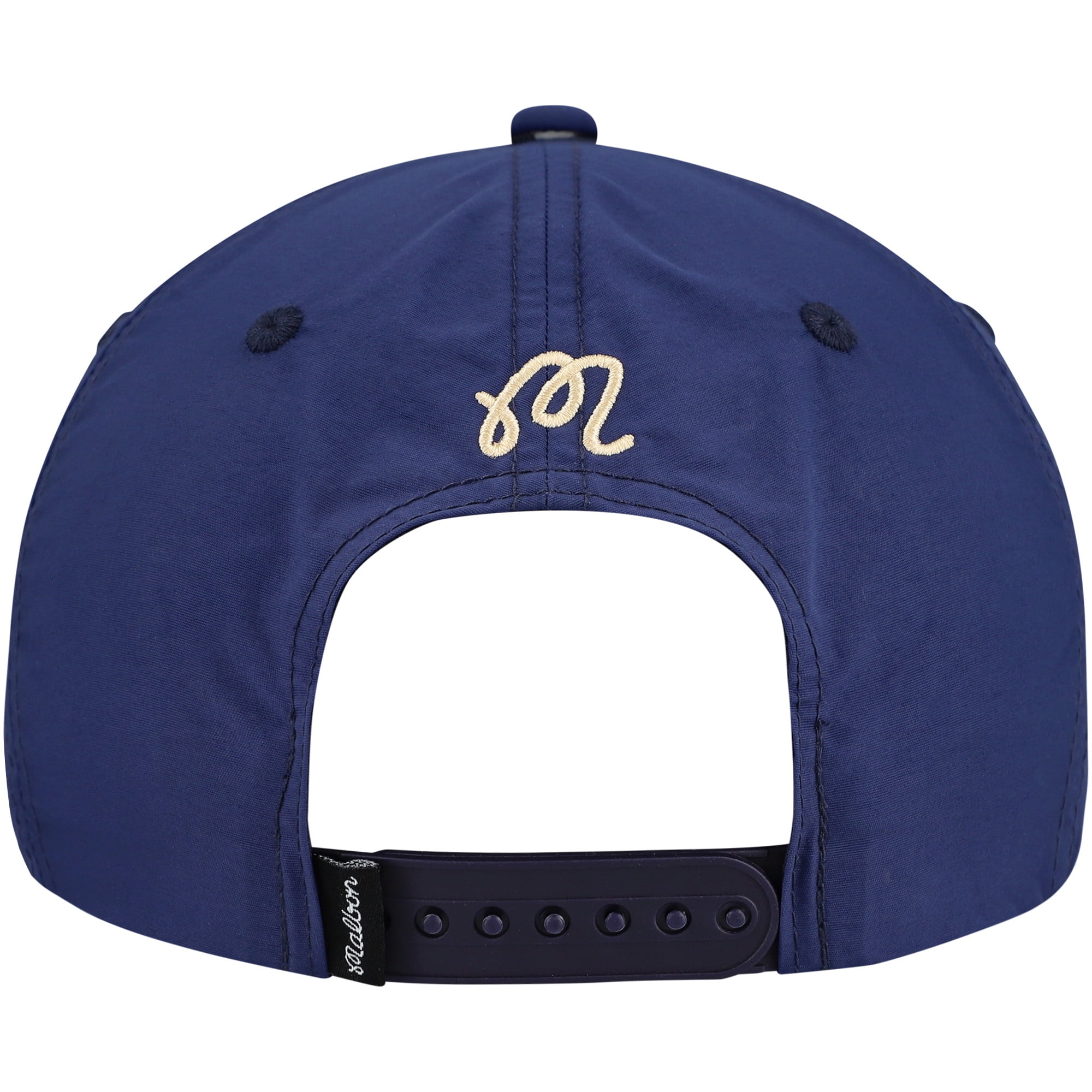 Unisex-Malbon Golf Navy THE PLAYERS Bucket Seal Rope Adjustable