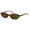 Brown Frame - Brown Lens, variant on Retro Oval Sunglasses for Women, Chic 90s Cat Eye Narrow Frame Small Sunnies with UV400 Protection, Lightweight Trendy Shades for Driving Beach Travel Daily Fashion