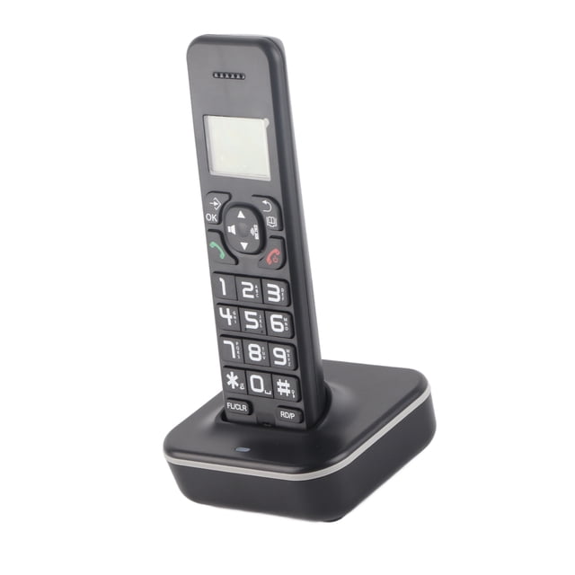 Teléfono de Mano Inalámbrica Digital, Función de Silencio Lcd Función de Luz de Fondo Teléfono Inalámbrico Para La Oficina para el Hogar