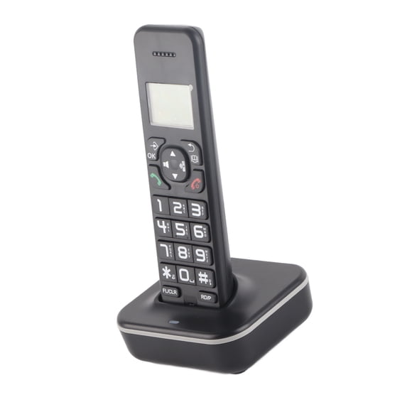 Teléfono de Mano Inalámbrica Digital, Función de Silencio Lcd Función de Luz de Fondo Teléfono Inalámbrico Para La Oficina para el Hogar