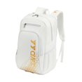 thumbnail image 2 of yotijay Badminton Backpack Badminton Bag Large Capacity Racket Bag for Sports White Gold, 2 of 8