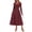 Red(Womens Dress), variant on GUACER Plaid Fall Midi Dresses for Women High Waist Crewneck Long Sleeve A-Line Swing Dress for Work Casual