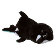 Happy Nappers FlipaZoo Shark Dolphin Children's Plush Toy, Reversible, Black/Blue