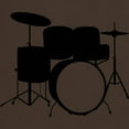 thumbnail image 3 of CafePress - Drums Dark T Shirt - Men's Classic Graphic Cotton T-Shirt, 3 of 4