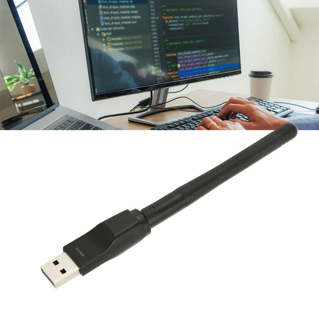 Adaptador Wifi USB, Adaptador de Red Inalámbrica de Antena Inalámbrica 802.11b/g/n
