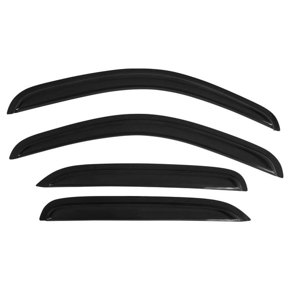 Ikon Motorsports Window Visors Fit 07-14 Chevy Tahoe GMC Yukon Acrylic Outside Mount