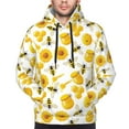 thumbnail image 4 of Hoodies for Men - lively cartoon bees honey Long Sleeve Comfrt Men'S Fashion Hoodies & Sweatshirts, Sweatshirts for Men Hoodies Pullover Clothing Clothes with Pouch, 4 of 7