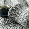 thumbnail image 5 of CAROMIO Braided Print Boho Rug Living Room Area Rug Modern Geometric Area Rug Washable Rug Farmhouse Floor Carpet, 2' x 6' Gray, 5 of 7