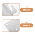 thumbnail image 3 of Raindrops 4Ud Conectores De Riel Para De Madera En Plata Con Moderno Y Montaje, 3 of 6