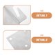 thumbnail image 3 of MERRYHAPY 4Ud Para Estructura De Soportes Y Placas Gancho En Plata Para Reparación, 3 of 6