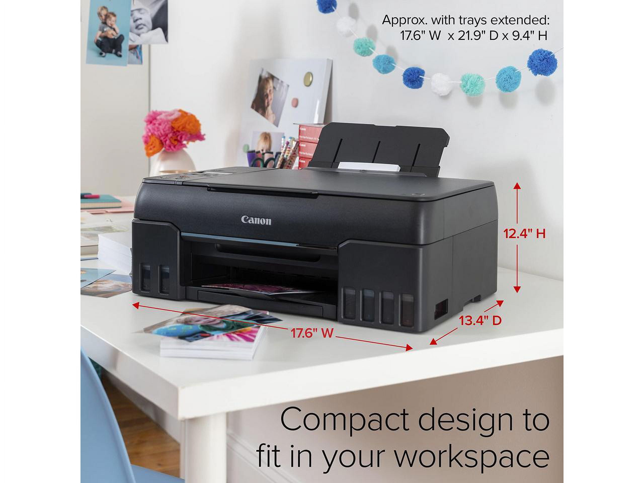 Canon PIXMA G620 PIXMA MegaTank Wireless All-In-One Inkjet Photo Printer - Black
