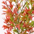 thumbnail image 3 of Toystoory 5 tenedores, hojas de crisantemo artificiales rurales, hierba, planta en maceta, flores falsas, bonsái, maceta, decoración de boda Artificial Plantas Artificiales rojo Toystoory HA6744-02B, 3 of 6