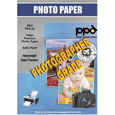 PPD Satin Luster Premium Photo Paper 11x17 - 50 Sheets, 68lb/255gsm, 10.5mil, For Inkjet Printers