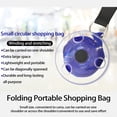 thumbnail image 5 of Portable Folding Shopping Bag To Roll Up, Folding Storage Bag, Telescopic Reusable Grocery Foldable Shopping Shoulder Bags fits Pocket, 5 of 7