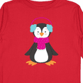 thumbnail image 4 of Inktastic Cute Penguin, Baby Penguin, Penguin with Scarf Boys or Girls Long Sleeve Toddler T-Shirt, 4 of 5