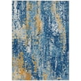 thumbnail image 2 of Addison Rugs Chantille Indoor/Outdoor Transitional Abstract Navy Machine Washable Rectangle Rug, 9' x 12', 2 of 8
