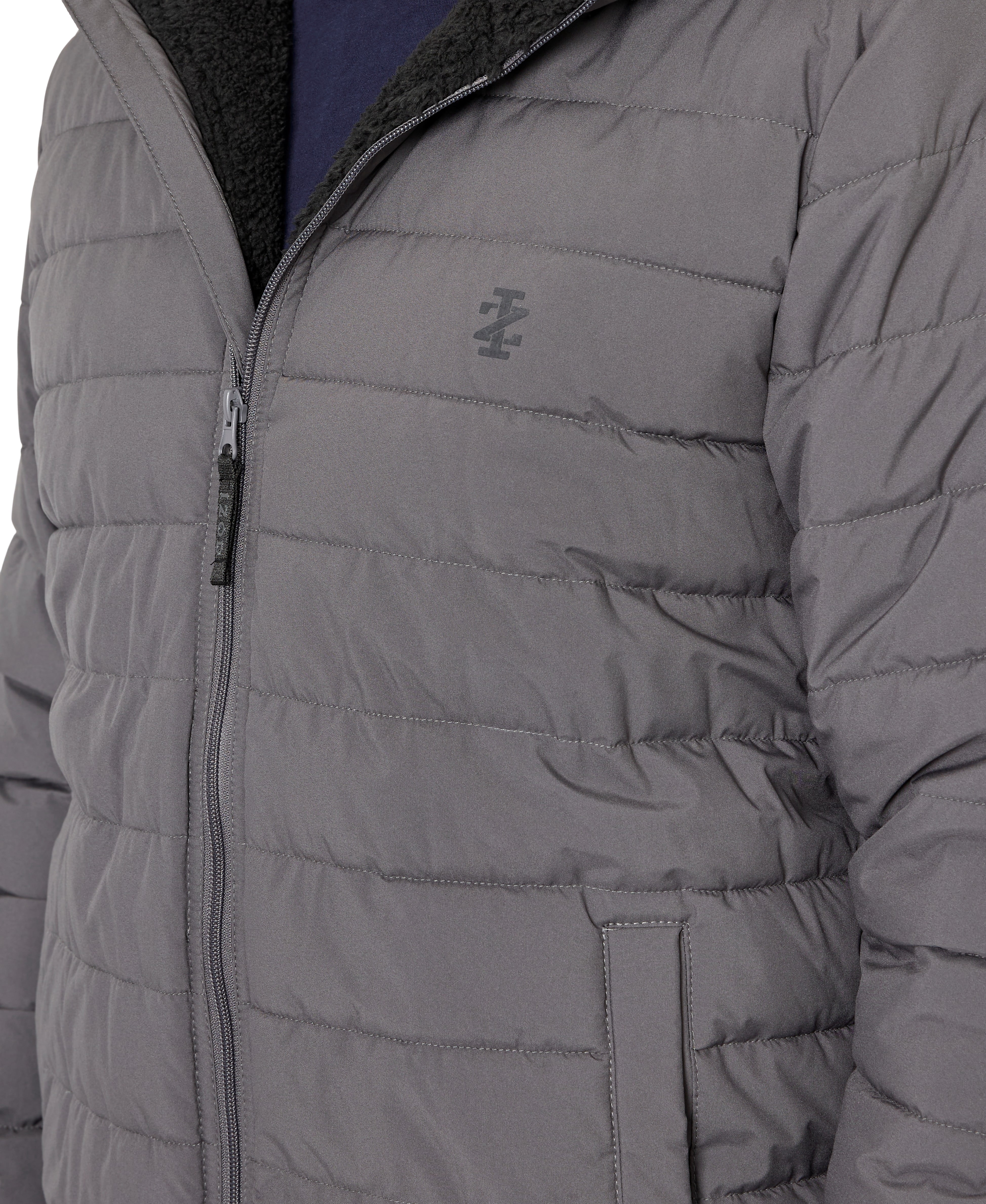 IZOD Men's & Big Men's Sherpa Puffer Jacket, Up to Size 2XL
