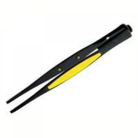 General Tools 70403 Ut Blunt Lighted Tweezers Illuminated Serrated Blunt - Each