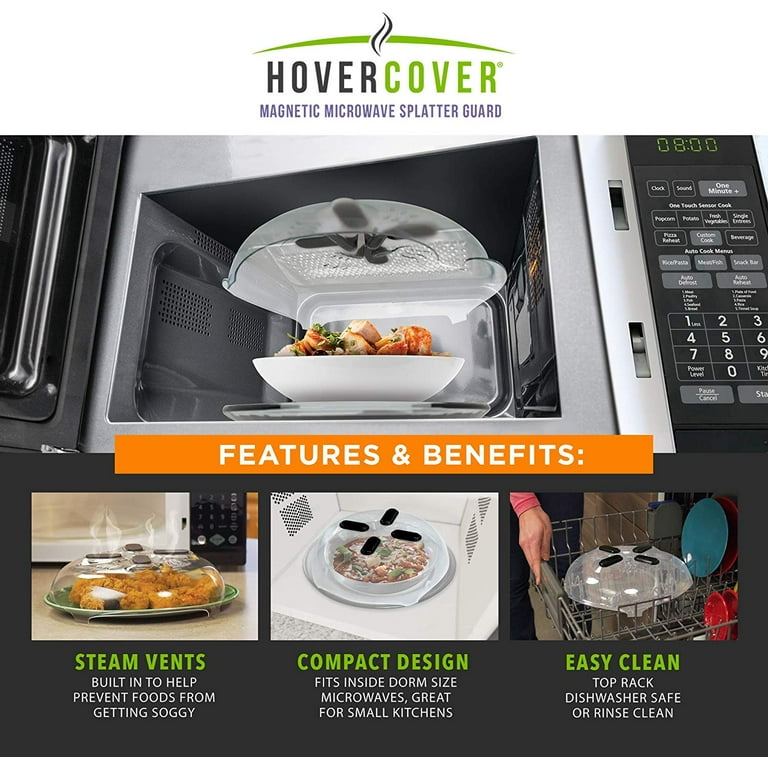  HOVER COVER Magnetic Microwave Cover for Food