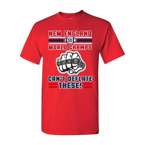 World Champs Can't Deflate These Football Sports DT Adult T-Shirt Tee