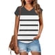 thumbnail image 1 of mfyjkho Tops Para Mujer, Blusa Holgada De Manga Corta Con Lentejuelas Y Cuello En V Para Mujer Tops De Gimnasio Para Mujer L, 1 of 8