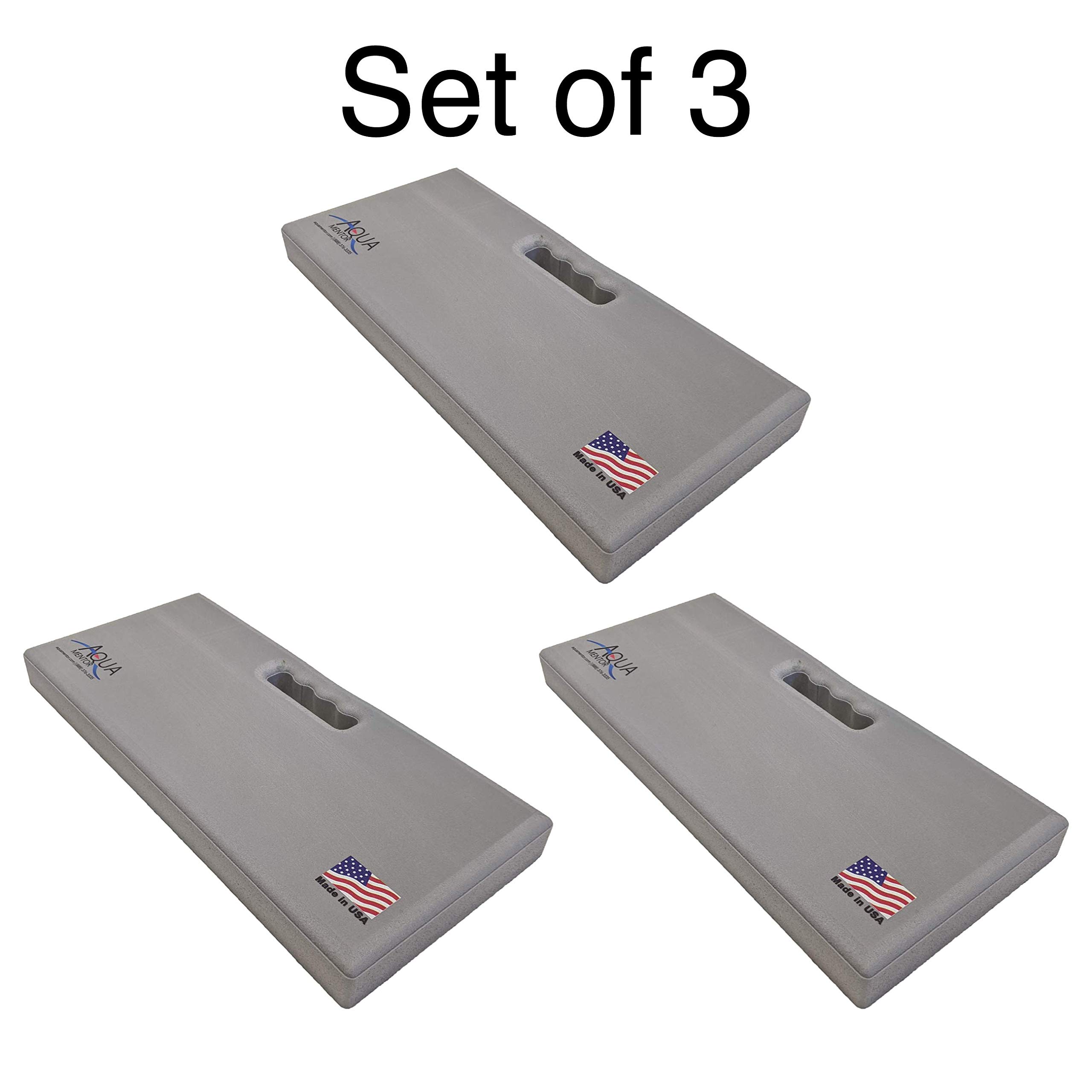 Aquamentor Kneeling Pad for All-Around Use (Set of 3, 17.5" x 8.0" x 1.5" Thick)